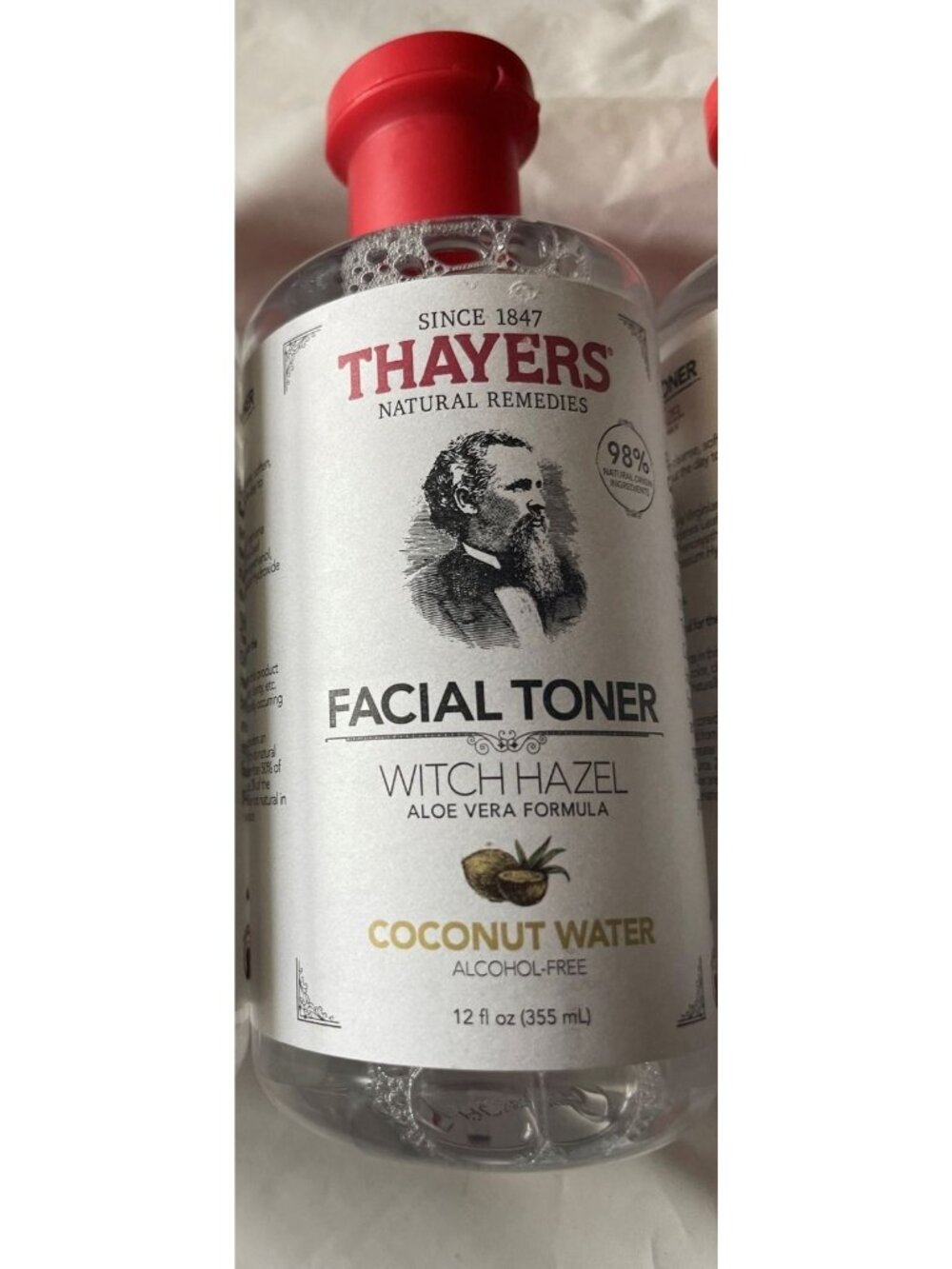 Thayers Witch Hazel Aloe Vera Facial Toner Coconut Water 12 FL New